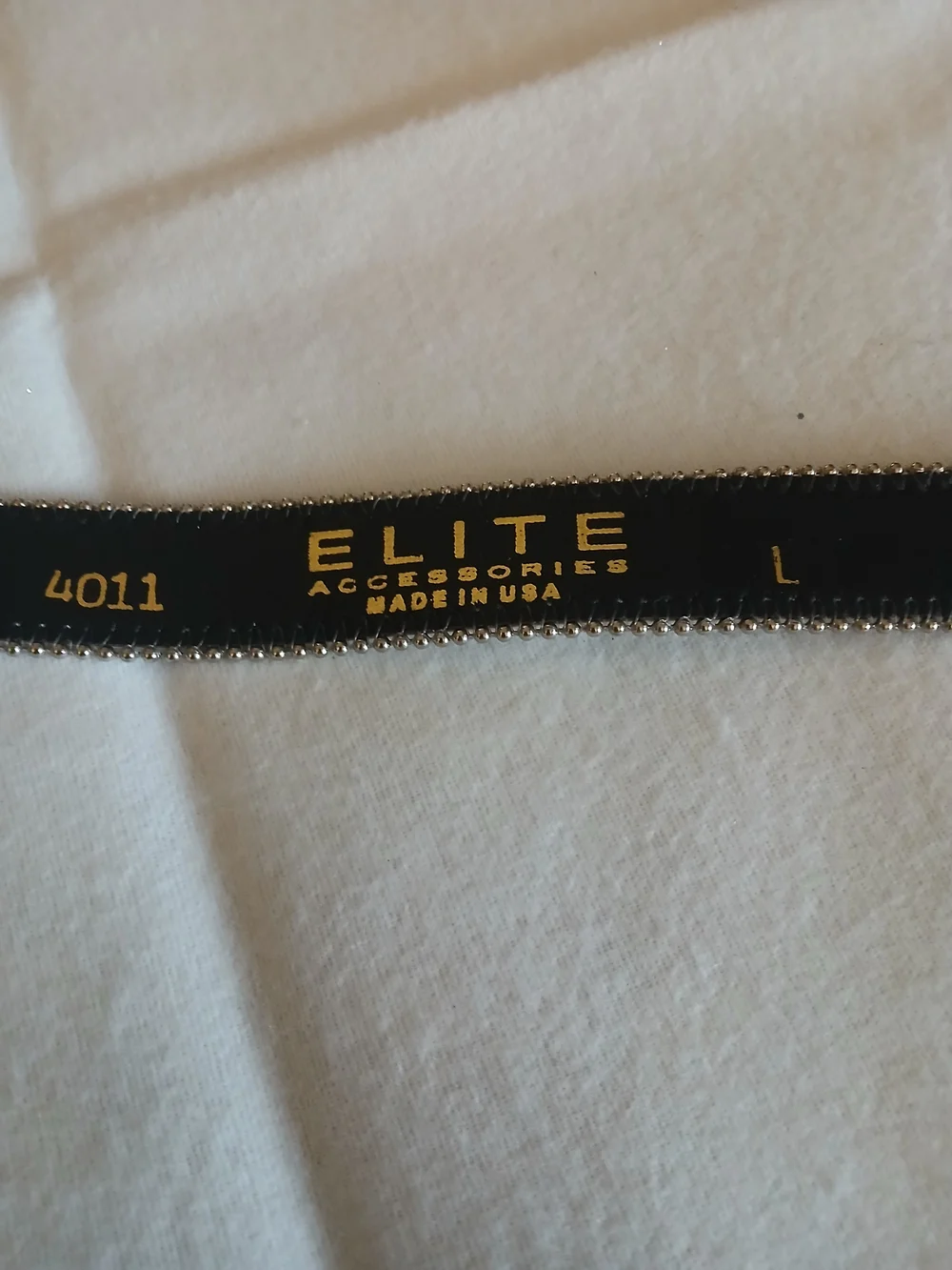 Elite Vintage Sparkle Metallic Women's Belt - Gold & Silver